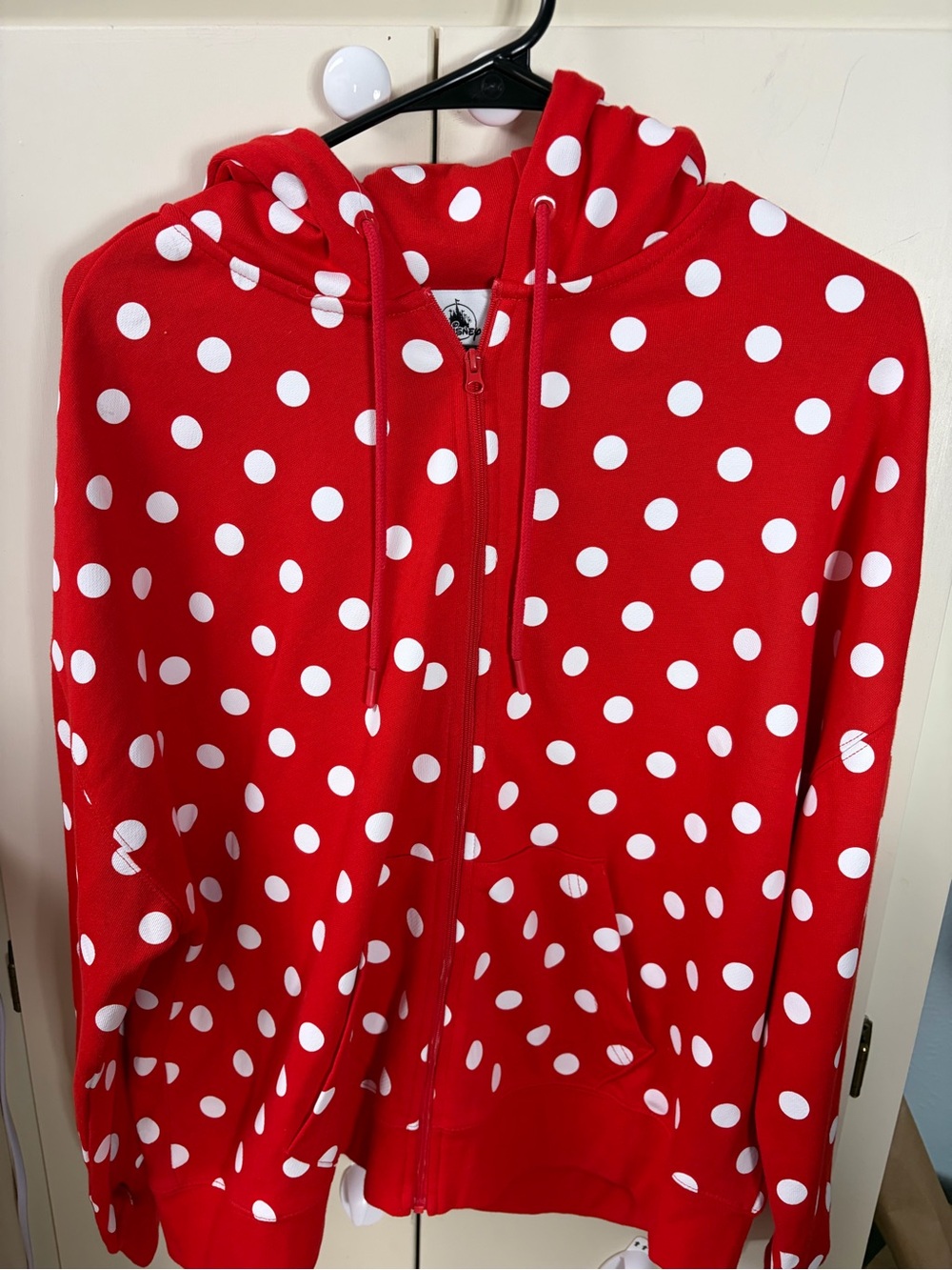 Disney Minnie Red and White Polka Dot Top